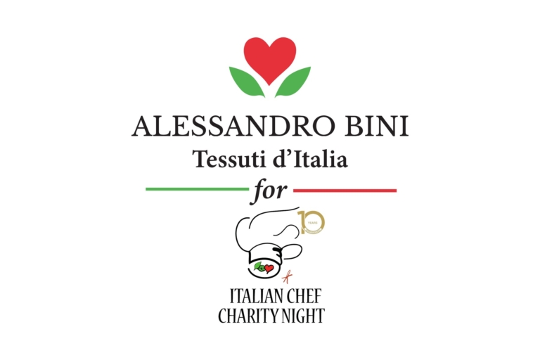Alessandro Bini Tessuti d’Italia for Italian Chef Charity Night 2026